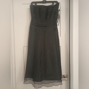 Bari Jay Black Strapless Dress